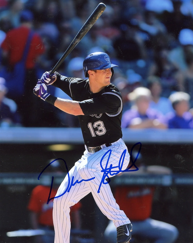 DREW  STUBBS     COLORADO  ROCKIES     SIGNED AUTOGRAPHED 8X10  PHOTO 