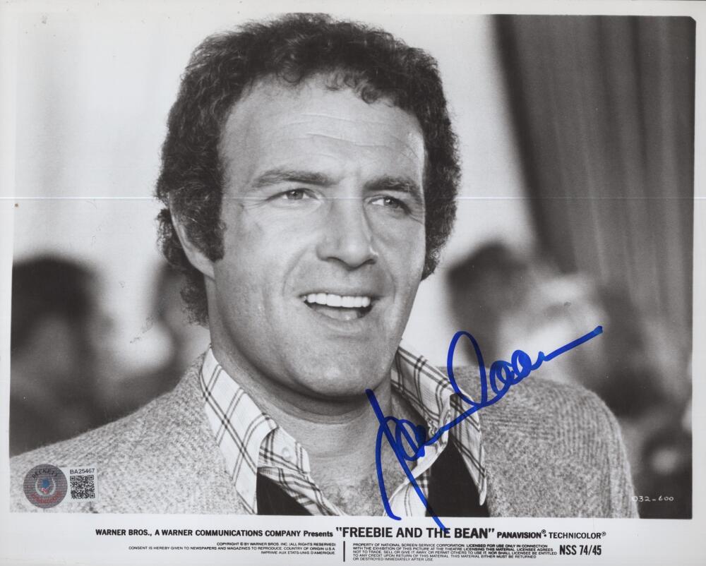 JAMES CAAN FAMOUS ACTOR  SIGNED AUTOGRAPHED  8X10 PHOTO BECKETT BA25467
