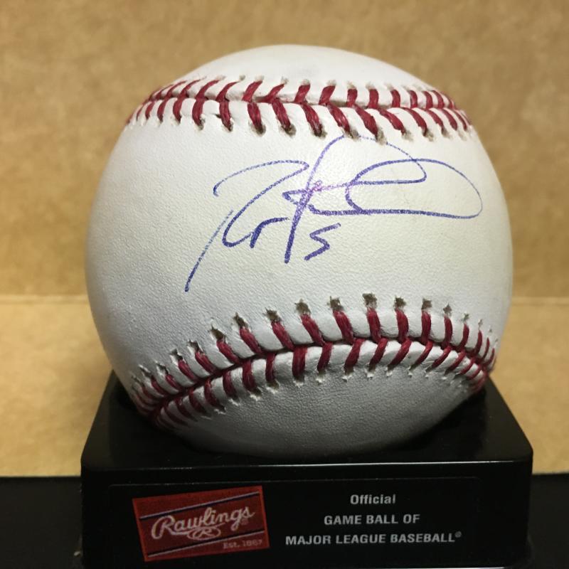RYAN PATTERSON TORONTO BLUE JAYS M.L. SIGNED BASEBALL W/COA