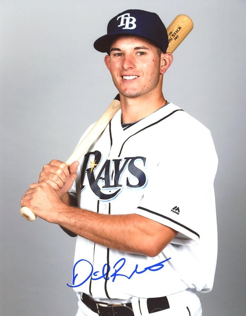 DANIEL ROBERTSON TAMPA BAY RAYS SIGNED AUTOGRAPHED 8x10 PHOTO W/COA 