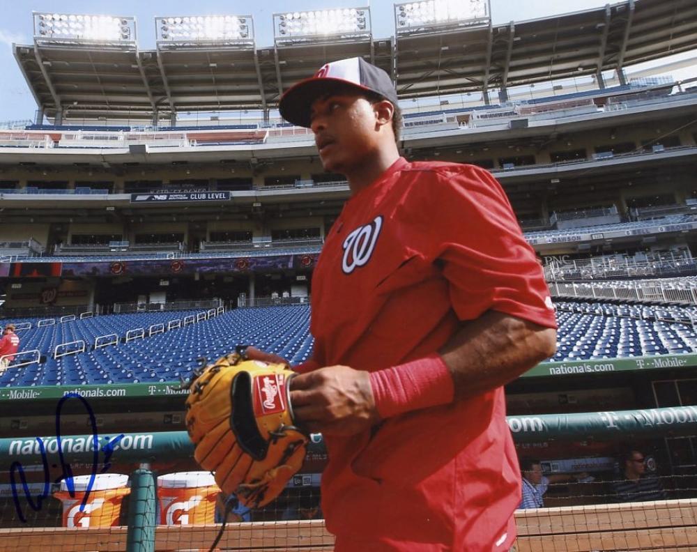 WILMER DIFO WASHINGTON NATIONALS SIGNED 8X10 PHOTO W/COA