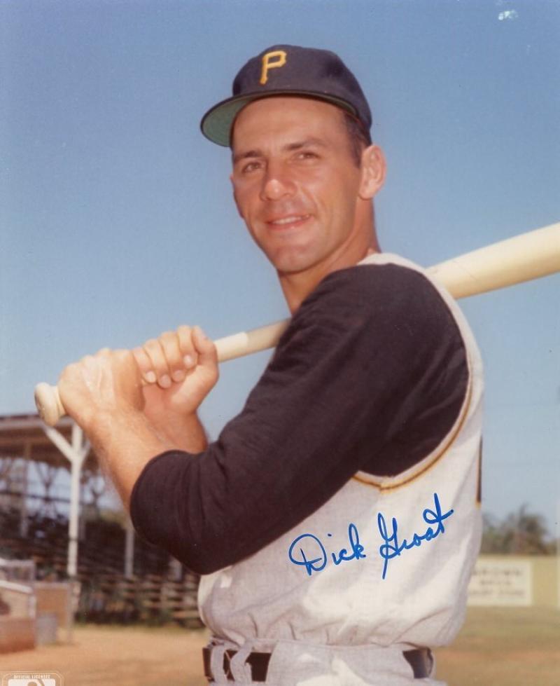 DICK GROAT PITTSBURGH PIRATES SIGNED AUTOGRPHED 8X10 PHOTO W/COA