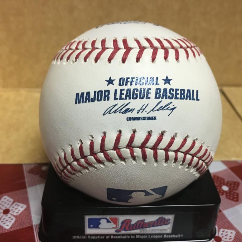SAM FREEMAN CARDINALS/RANGERS M.L. SIGNED BASEBALL W/COA