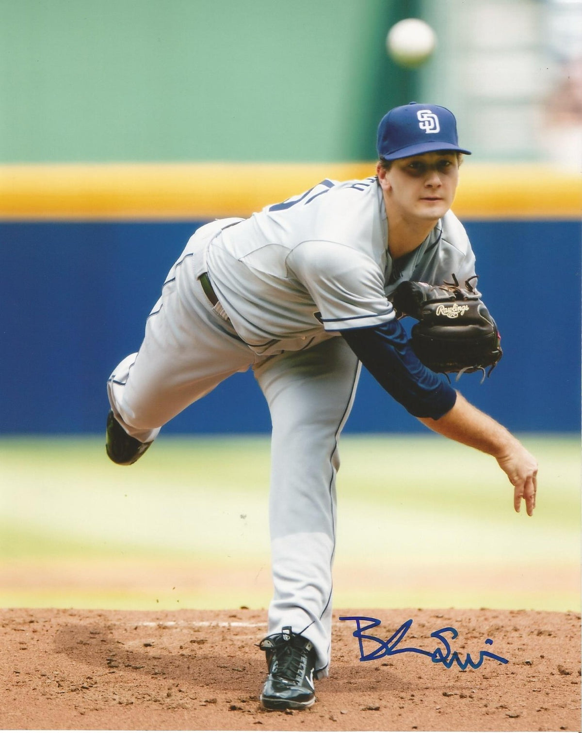 BRUCE SMITH SAN DIEGO PADRES AUTOGRAPHED SIGNED 8X10 PHOTO W/COA