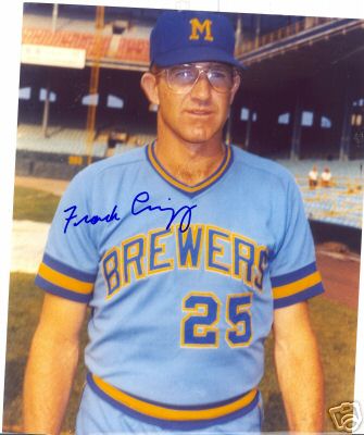 FRANK  LINZY  MILWAUKEE  BREWERS   SIGNED 8X10  PHOTO