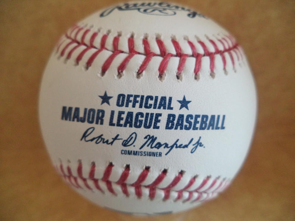 DOMINGO LEYBA ARIZONA DIAMONDBACKS SIGNED AUTOGRAPHED M.L. BASEBALL W/COA