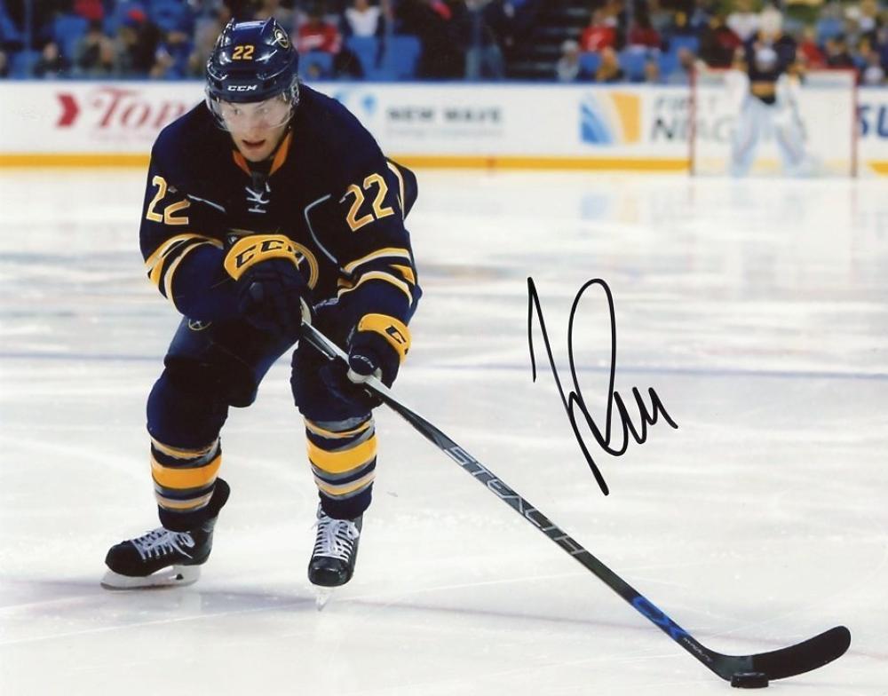 JOHAN LARSSON BUFFALO SABRES SIGNED AUTOGRAPHED 8X10 PHOTO W/COA
