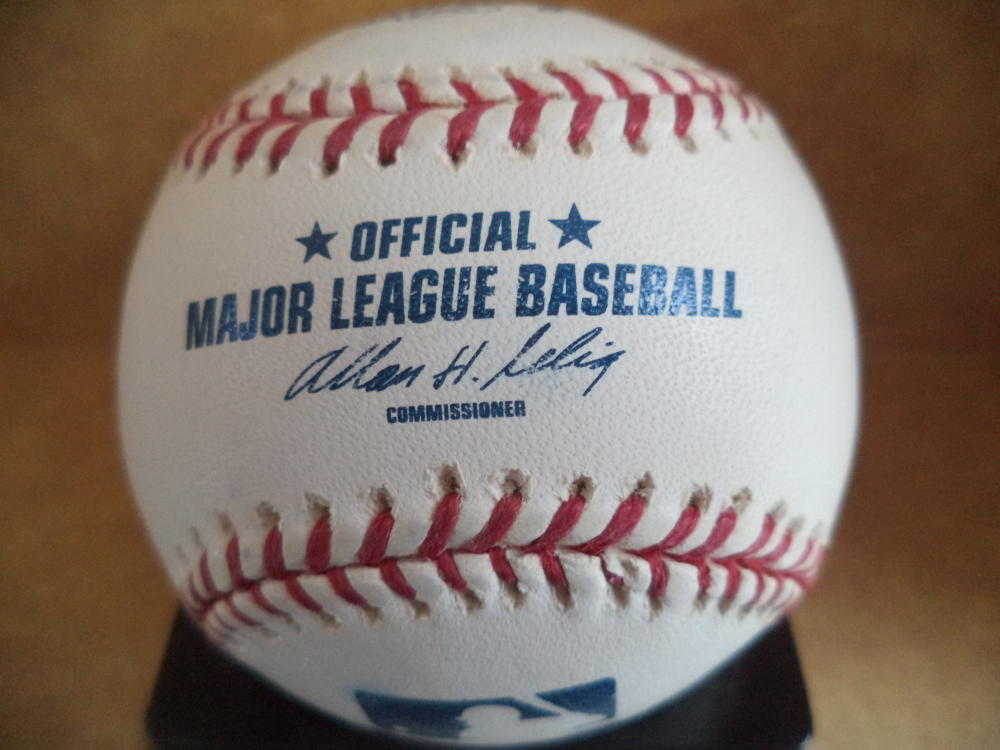 ANTHONY LEREW ATLANTA BRAVES SIGNED AUTOGRAPHED M.L. BASEBALL W/COA