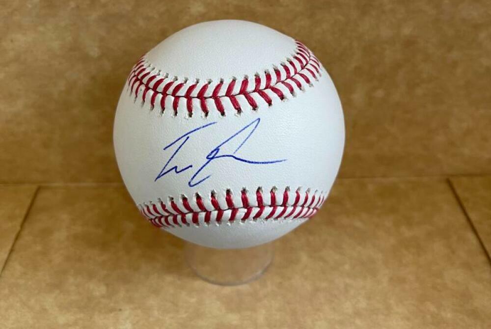 IVAN JOHNSON CINCINNATI REDS ROOKIE YEAR SIGNED AUTO M.L. BASEBALL BAS R98129
