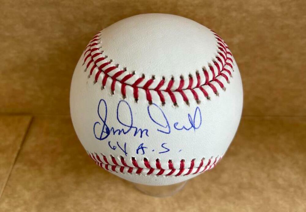 SAM MCDOWELL 6X A.S. SIGNED AUTOGRAPHED M.L. BASEBALL BAS BA26142