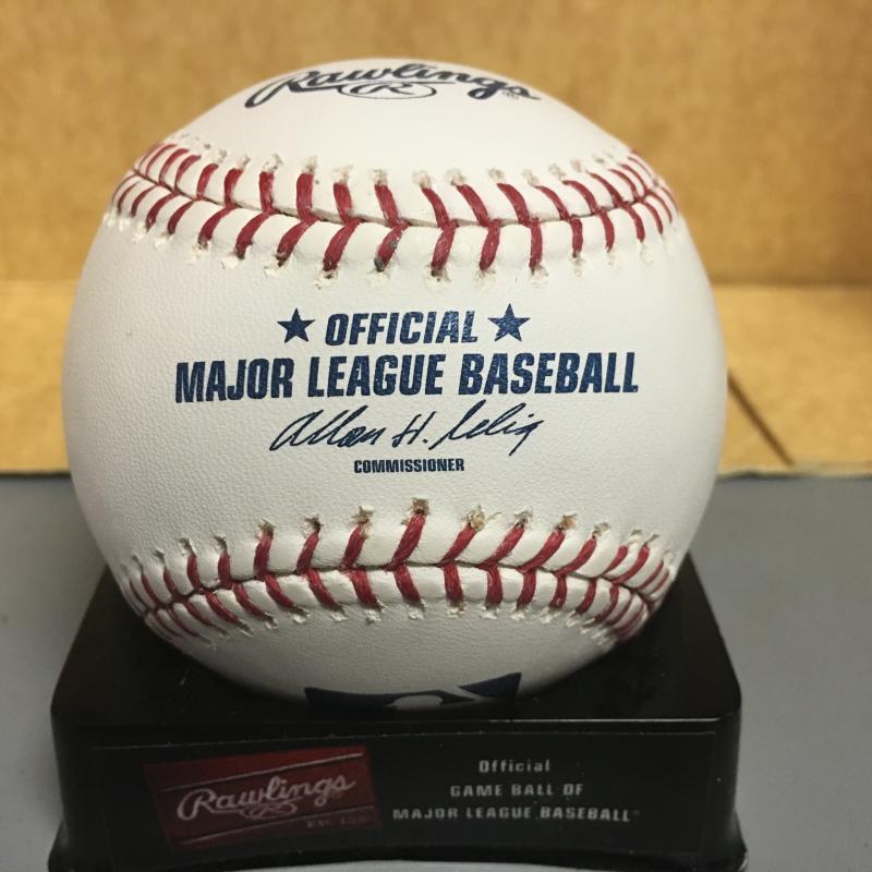 RYAN WHEELER COLORADO ROCKIES M.L. SIGNED BASEBALL W/COA