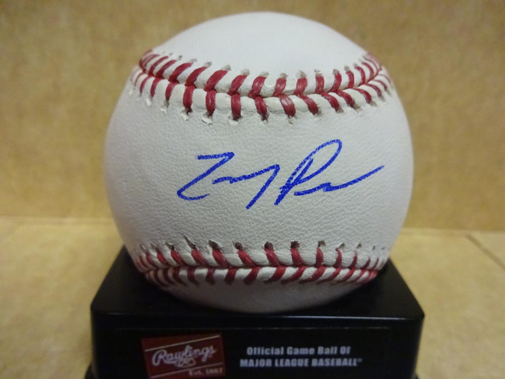 ZACH PHILLIPS ORIOLES/MARLINS/JAPAN SIGNED M.L BASEBALL W/COA