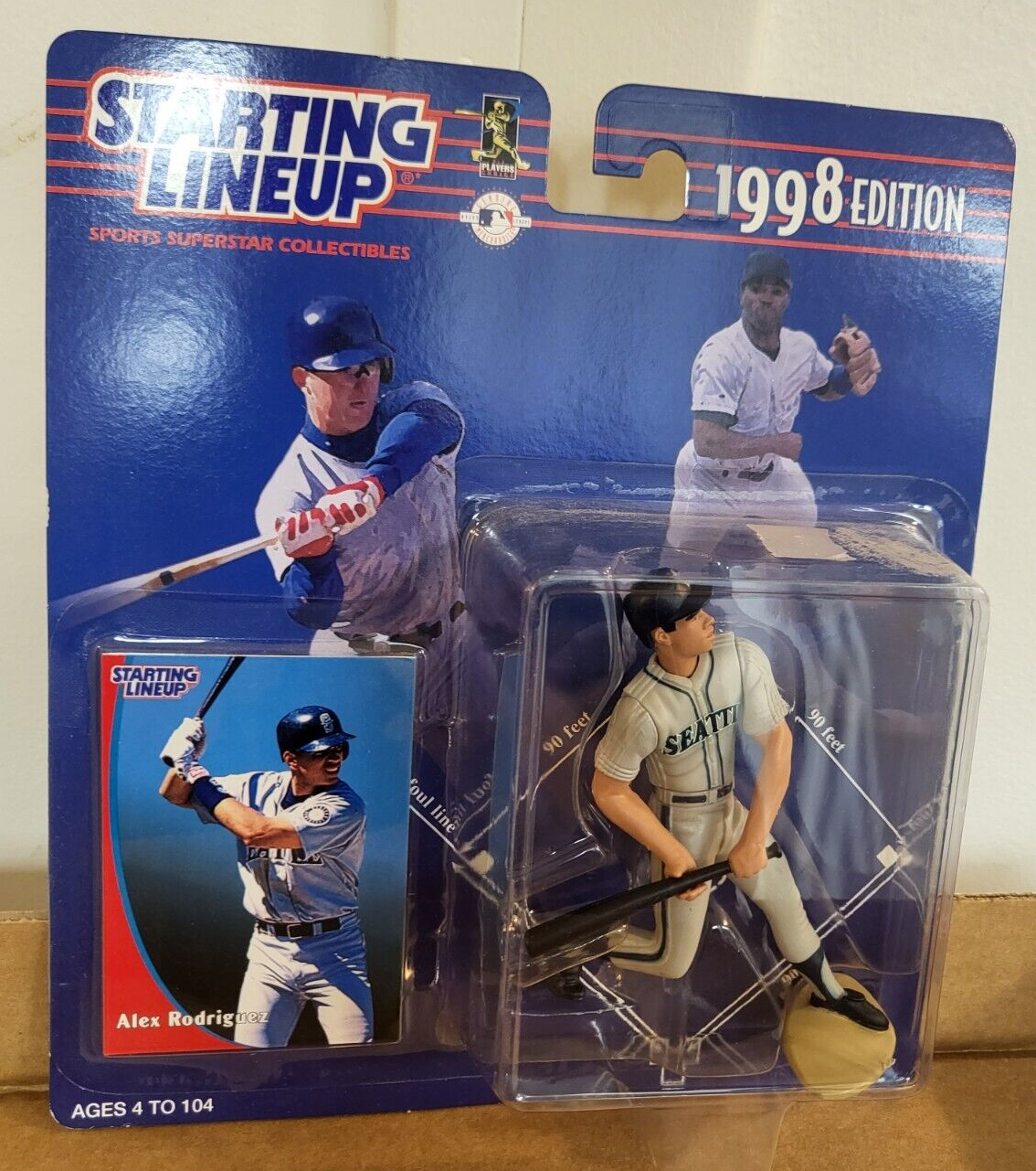 1998 STARTING LINEUP ALEX RODRIGUEZ MARINERS STARTING LINEUP FIGURE SEALED