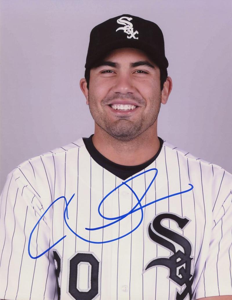 CARLOS QUENTIN POSED CHICAGO WHITE SOX SIGNED 8X10 W/COA 