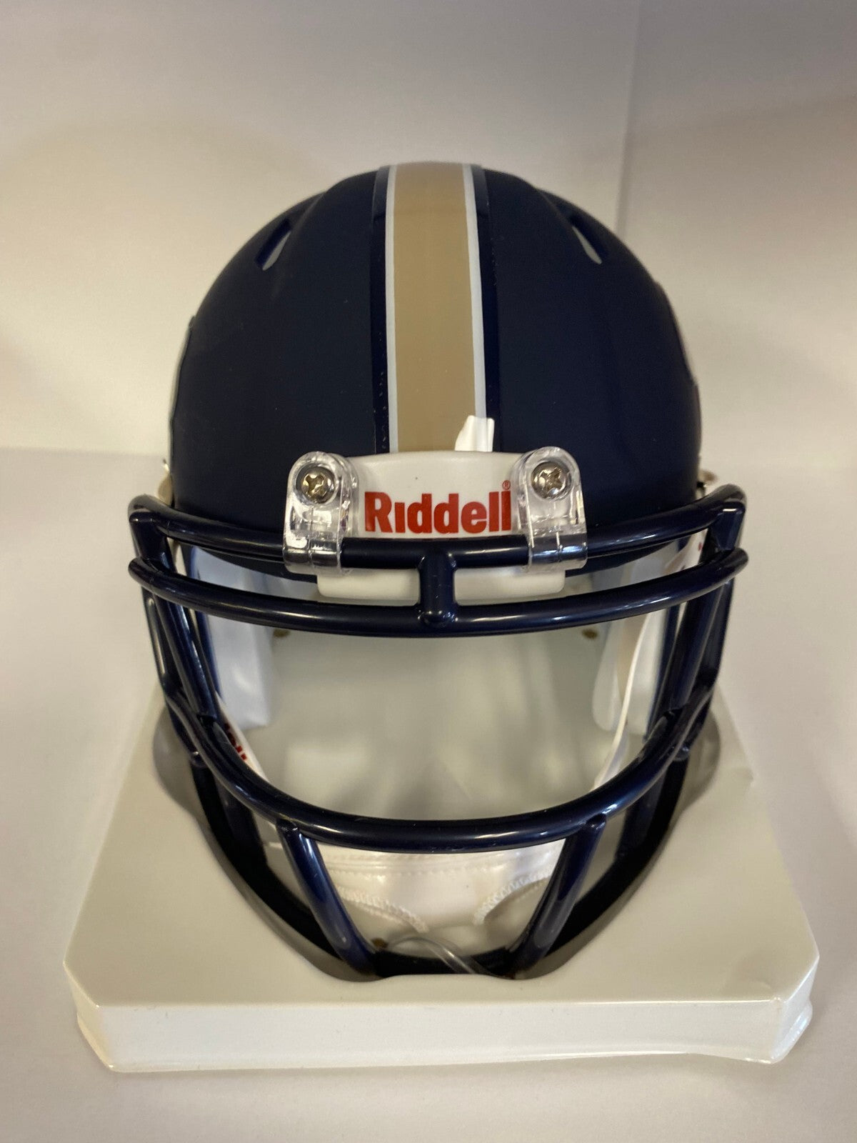NCAA FOOTBALL PITTBURGH PANTHERS TEAM LOGO MINI HELMET UNSIGNED