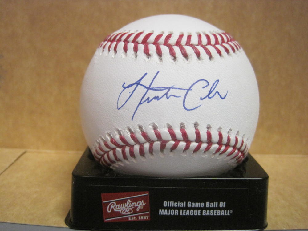 HUNTER COLE SAN FRANCISCO GIANTS SIGNED AUTOGRAPHED BASEBALL W/COA