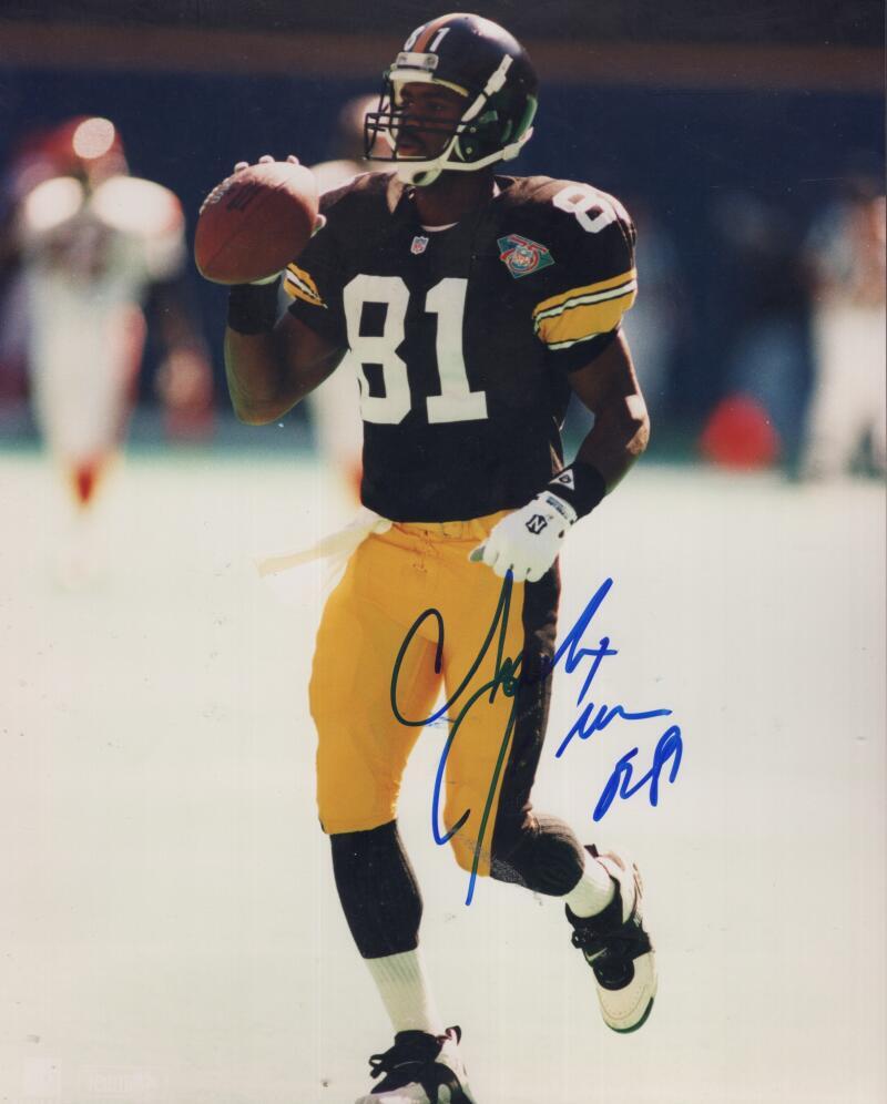 CHARLES JOHNSON STEELERS SIGNED AUTOGRAPHED 8X10 PHOTO W/ COA