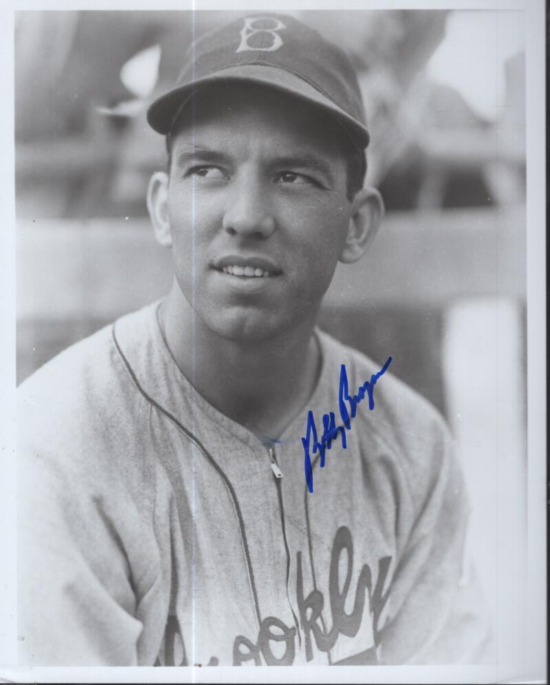 BOBBY BRAGAN BROOKLYN DODGERS SIGNED AUTOGRAPHED 8X10 PHOTO W/ COA