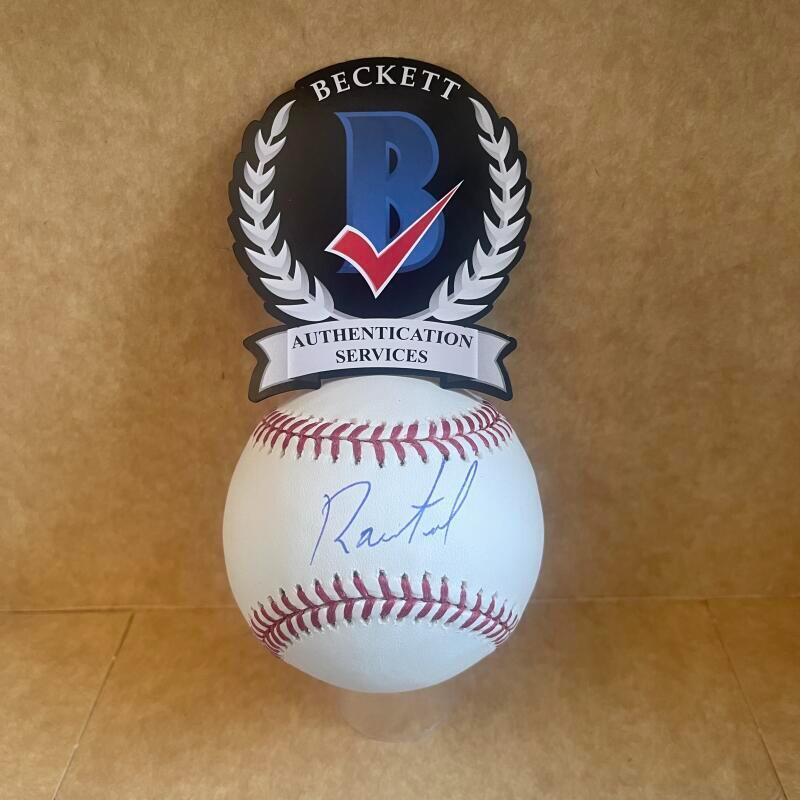 RAMIEL TAPIA TORONTO BLUE JAYS SIGNED AUTOGRAPHED M.L. BASEBALL BAS AUTHENTICATE