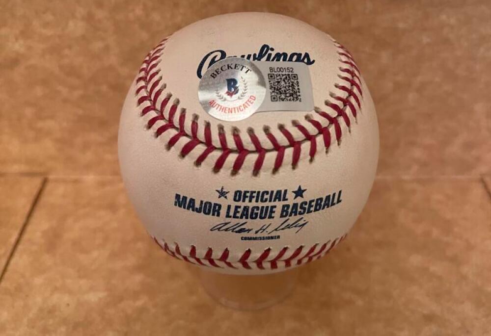 IVAN MURRELL ASTROS/PADRES  SIGNED AUTOGRAPHED M.L. BASEBALL BECKETT AUTH