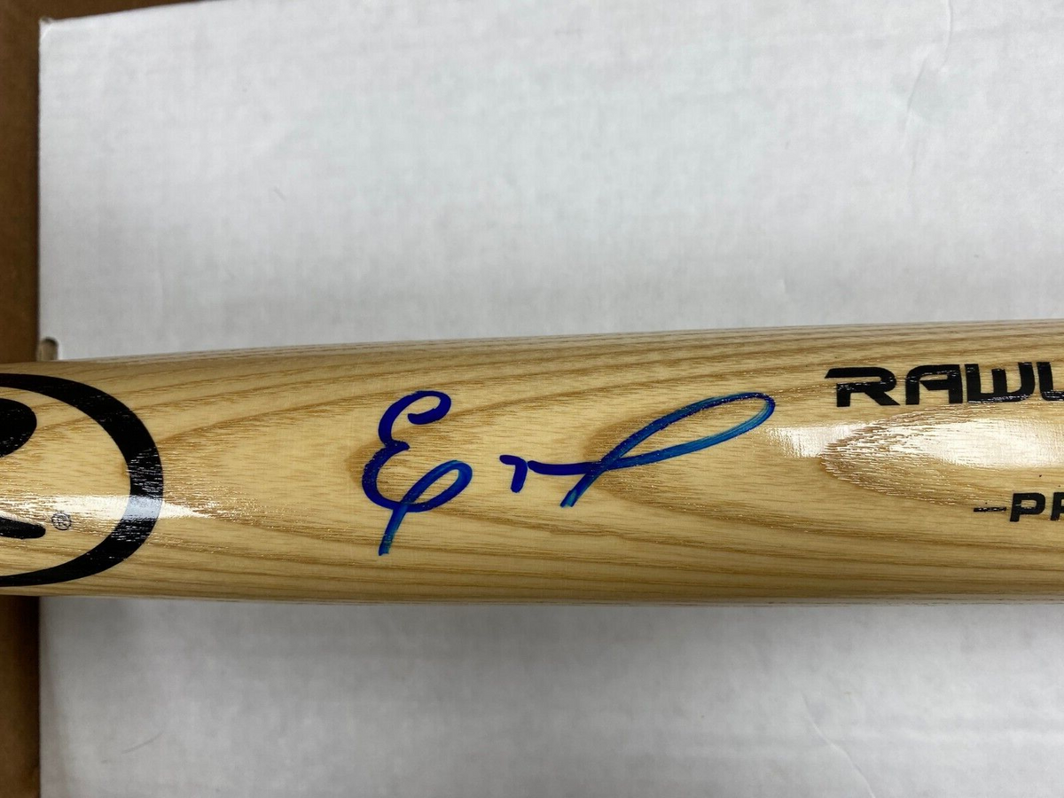 ELOY JIMENEZ CHICAGO WHITE SOX SIGNED AUTOGRAPHED RAWLINGS ENGRAVED BAT W/COA