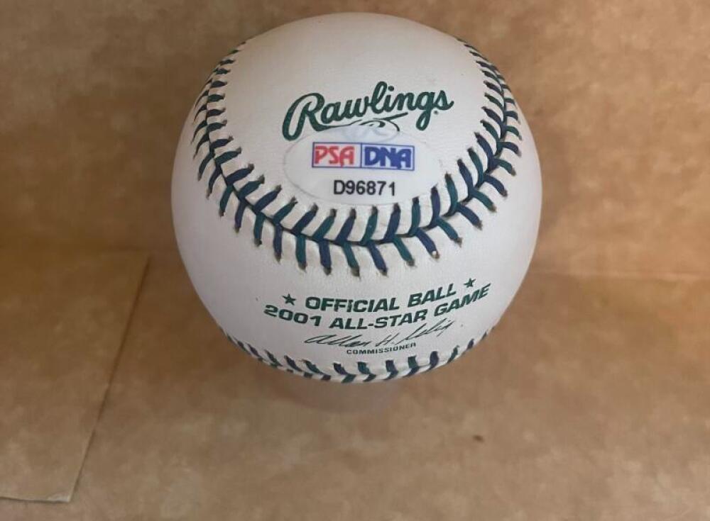 CAL RIPKEN JR. SIGNED RARE 2001 ALL STAR BASEBALL MLB PSA 