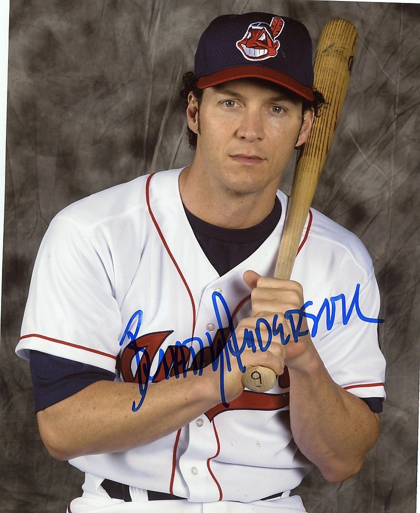 BRADY  ANDERSON      CLEVELAND  INDIANS     SIGNED 8X10