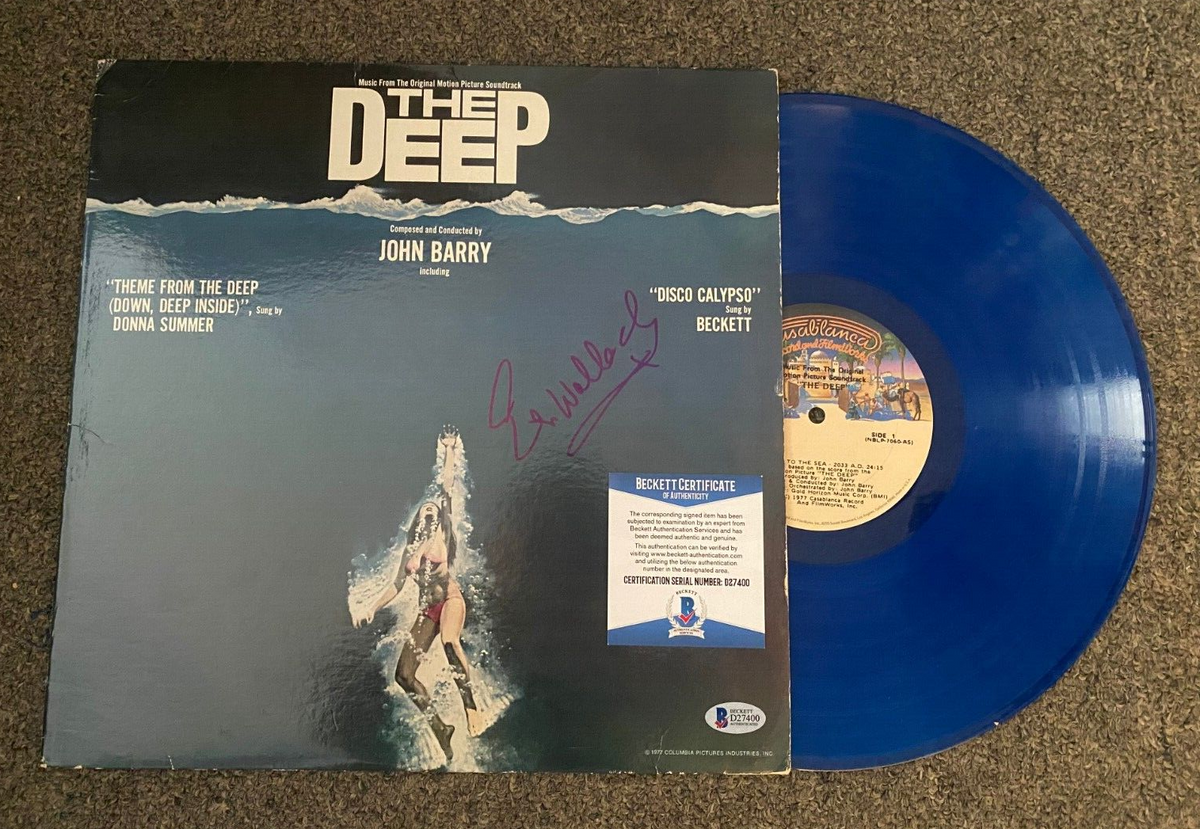 THE DEEP ELI WALLACH SIGNED AUTOGRAPHED VINYL ALBUM COVER BECKETT AUTHENTICATED