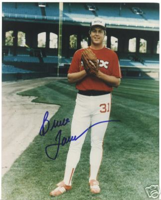 BRUCE TANNER CHICAGO WHITE SOX SIGNED 8X10 PHOTO W/COA