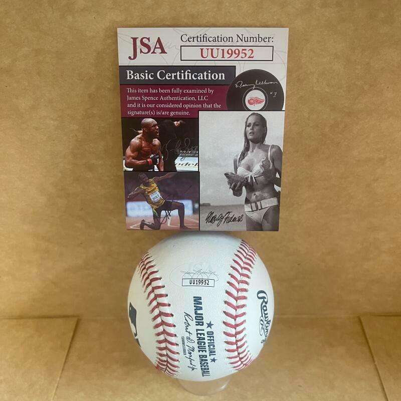 BILL DENEHY METS 67 SIGNED AUTOGRAPHED M.L. BASEBALL JSA UU19952