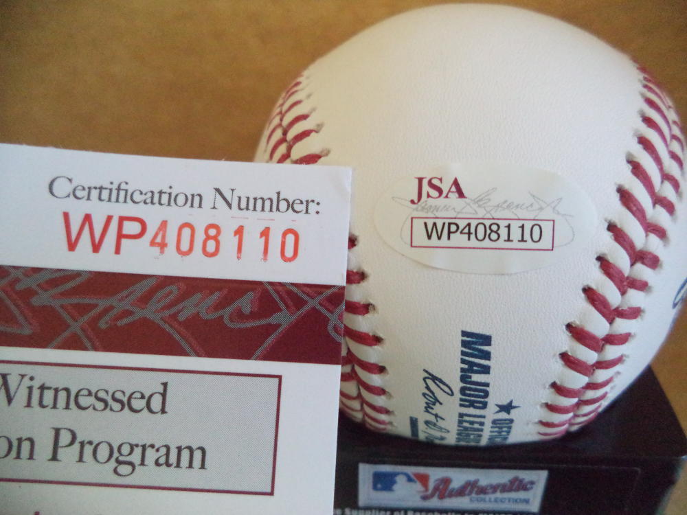 ROBERT GSELLMAN NEW YORK METS SIGNED AUTOGRAPHED ML BASEBALL JSA WP408110