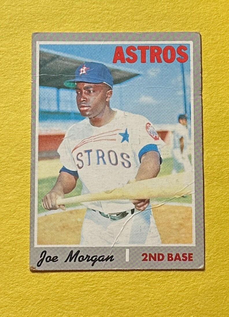 1970 TOPPS JOE MORGAN #537 ASTROS HOF