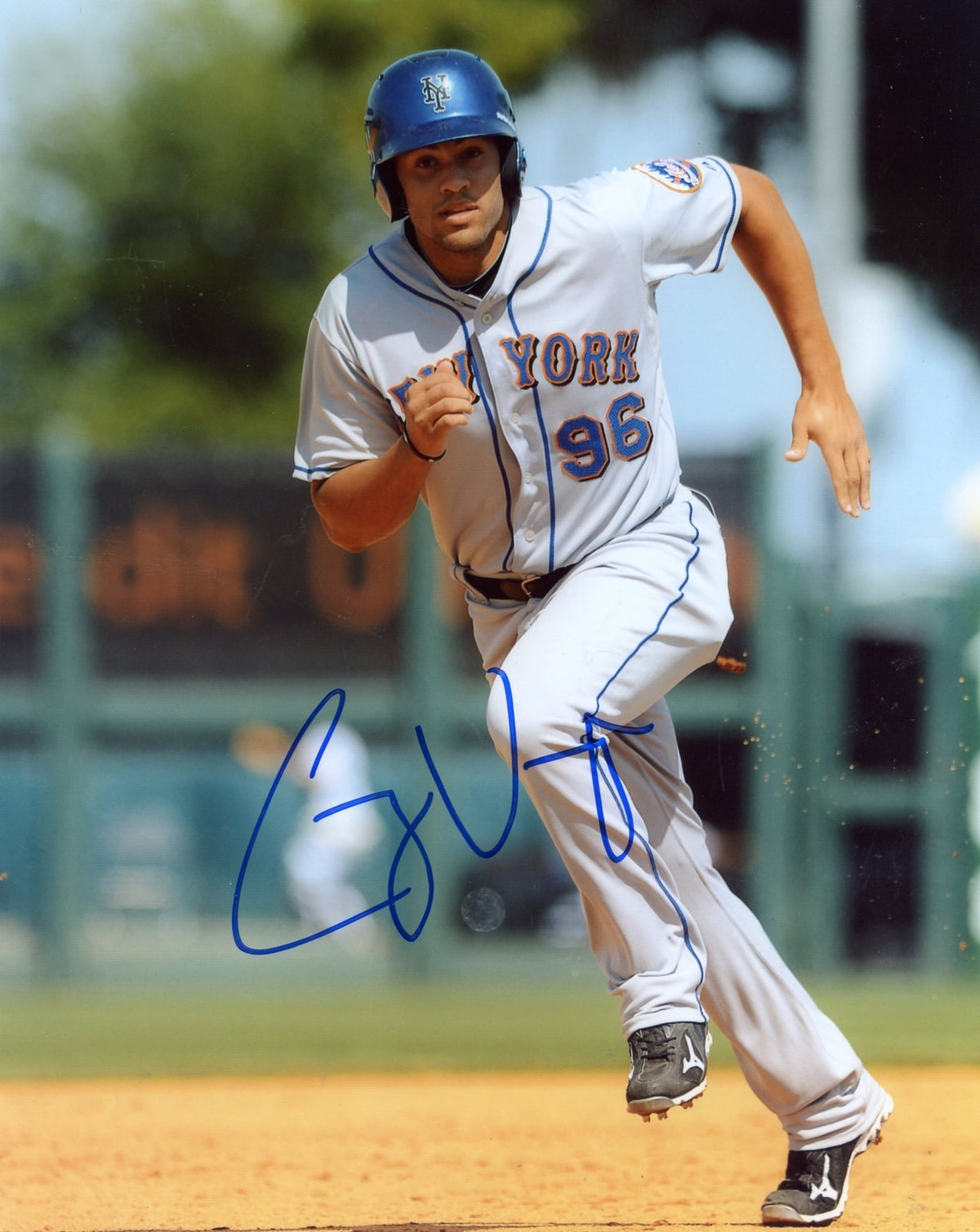 CORY VAUGHN   NEW  YORK  METS  SIGNED 8X10  PHOTO