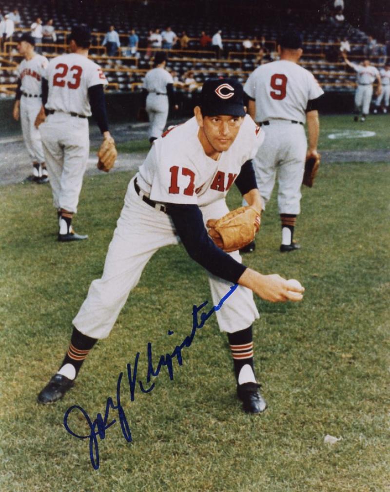 JOHNNY KLIPPSTEIN CLEVELAND INDIANS DECEASED SIGNED AUTOGRAPHED 8X10 PHOTO W/COA