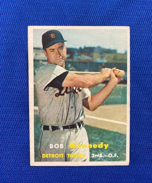 1957 TOPPS BOB KENNEDY DETROIT TIGERS #149 CARD VINTAGE SET-BREAK