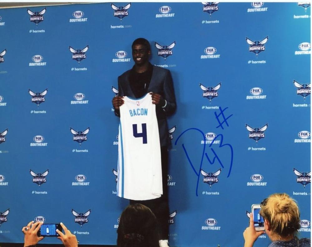 DWAYNE BACON CHARLOTTE HORNETS SIGNED AUTOGRAPHED 8X10 PHOTO W/COA