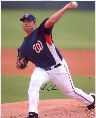 MATT CHICO WASHINGTON NATIONALS SIGNED 8X10 PHOTO W/COA