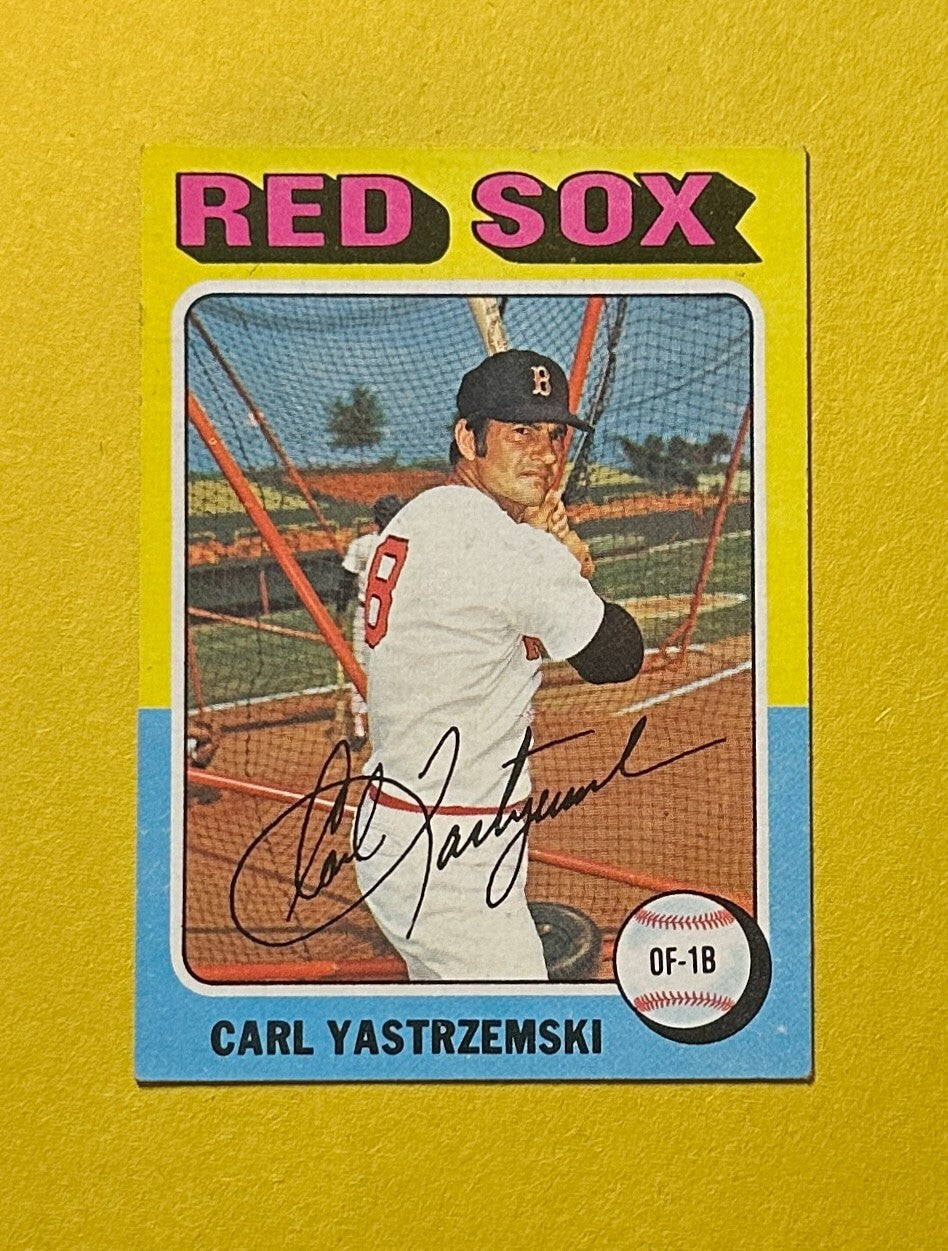 1975 TOPPS CARL YASTRZEMSKI #280 RED SOX HOF