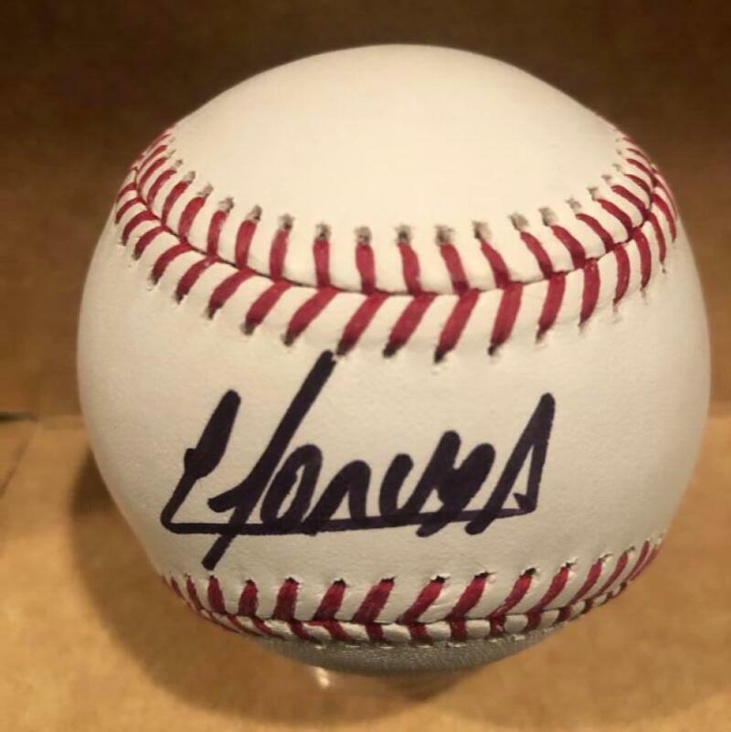YOAN MONCADO CHICAGO WHITE SOX SIGNED AUTO M.L. BASEBALL JSA COA #1138140