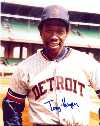 TERRY HARPER DETROIT TIGERS SIGNED 8X10 PHOTO W/COA