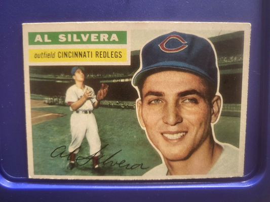 1956 TOPPS AL SILVERA CINCINNATI REDS #137 CARD VINTAGE