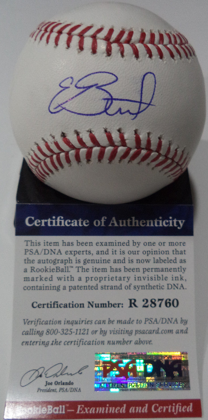 EDDIE BUTLER ROCKIES "ROOKIE GRAPH" SIGNED ROMLB BASEBALL PSA/DNA COA #R28760