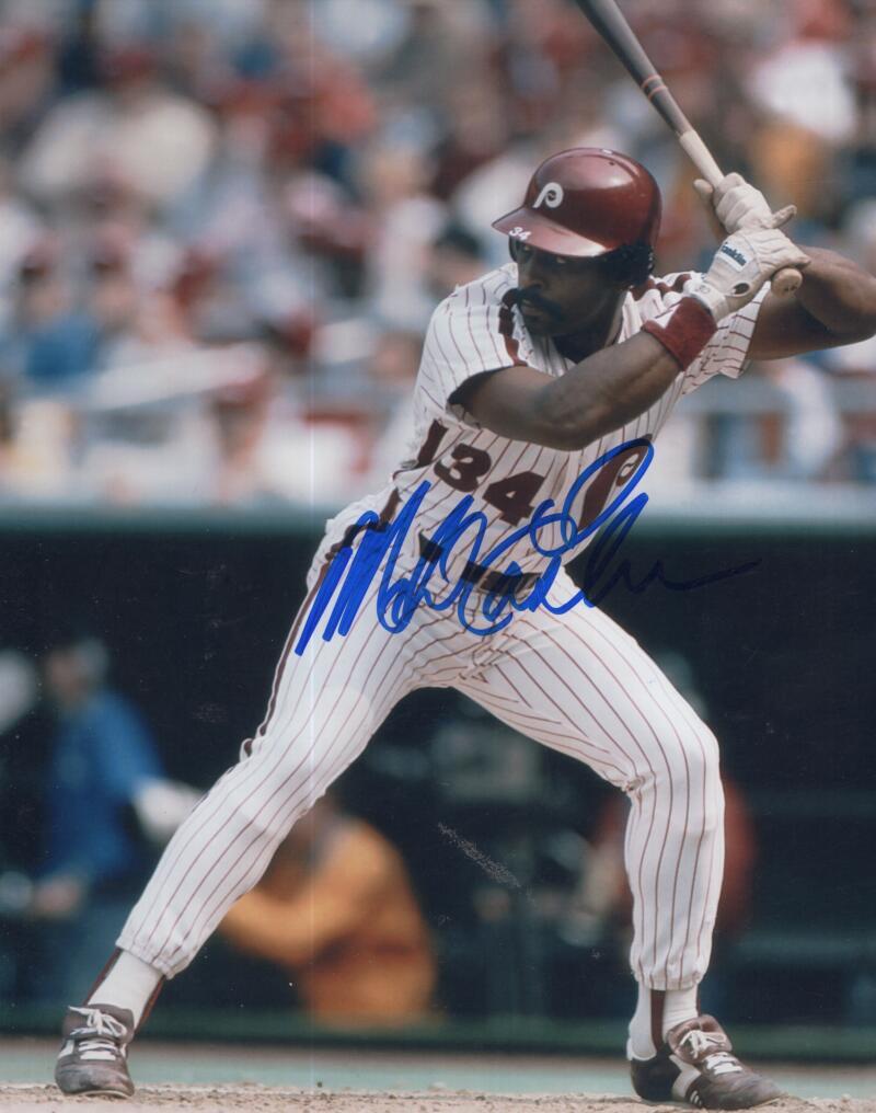 MIKE EASLER  PHILLIES SIGNED AUTOGRAPHED 8X10 PHOTO W/ COA