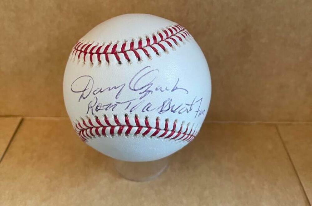 DANNY OZARK INSCRIPTION SIGNED AUTOGRAPHED M.L. BASEBALL BAS BA29506