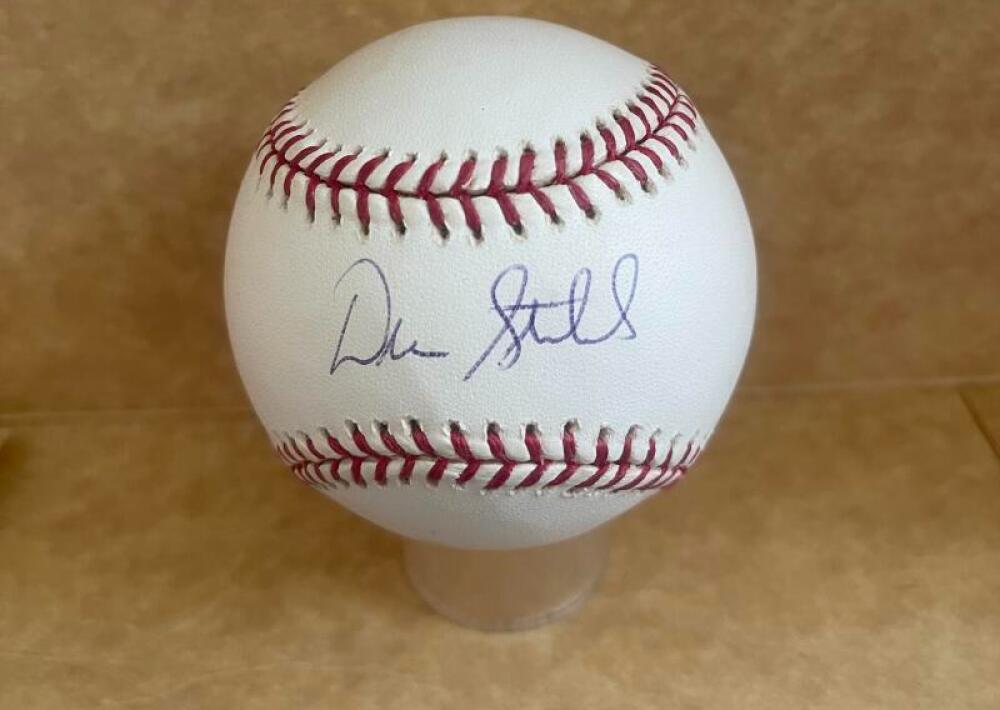 DREW STUBBS REDS  SIGNED AUTOGRAPHED M.L. BASEBALL BECKETT AUTH