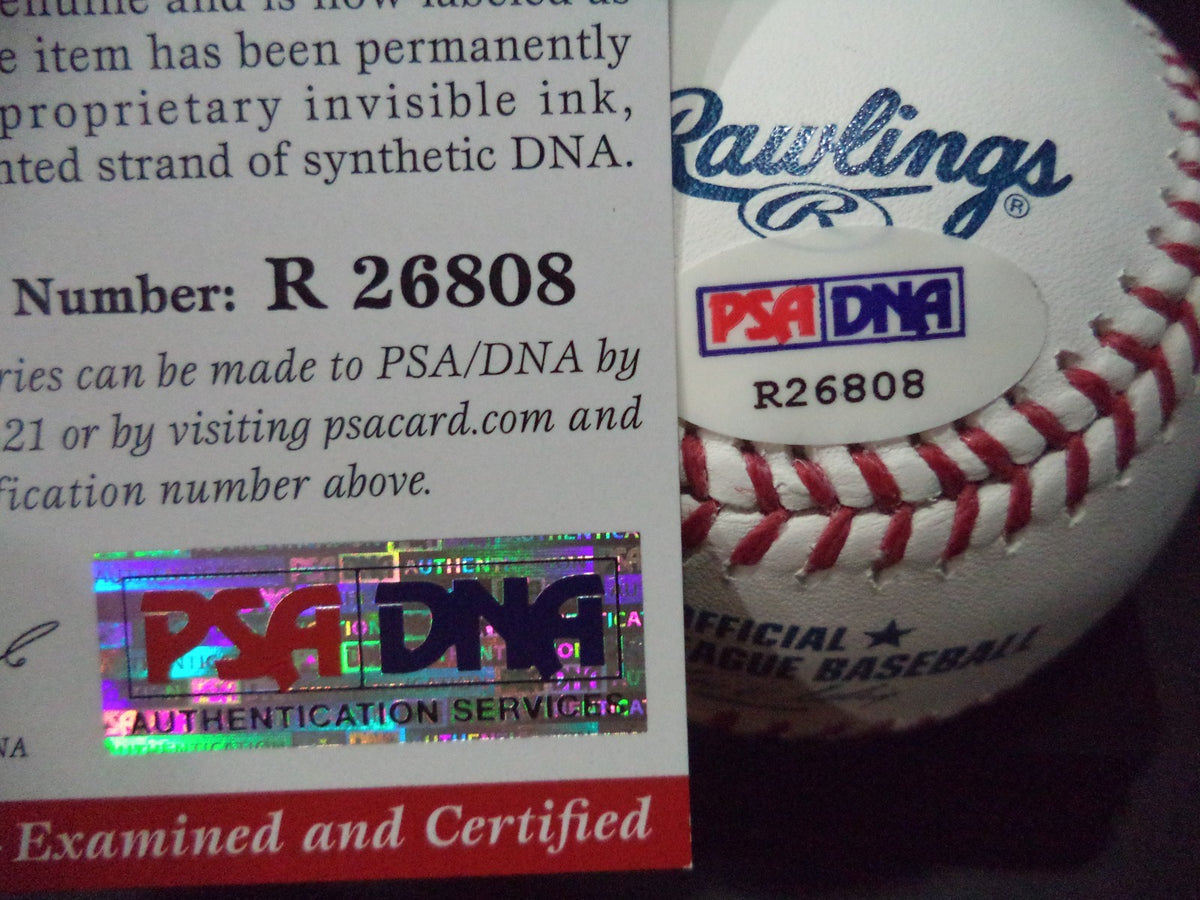 DANIEL CARBONELL GIANTS SIGNED M.L. BASEBALL "ROOKIE GRAPH"  PSA/DNA COA #R26808