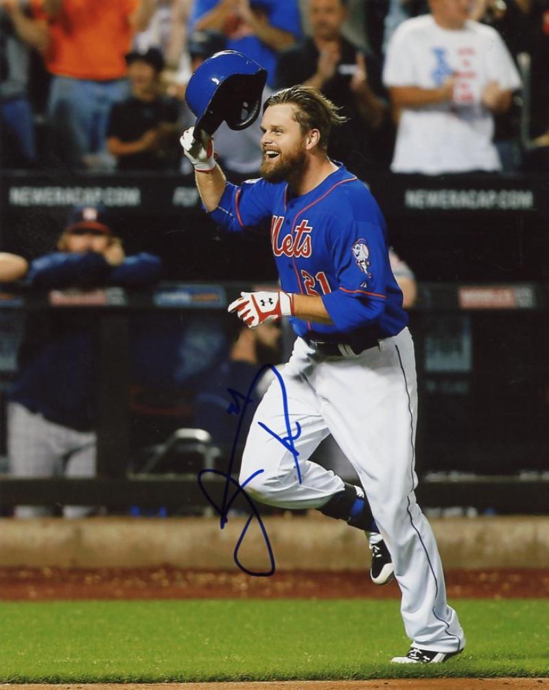 LUCAS DUDA NEW YORK METS SIGNED AUTOGRAPHED 8X10 PHOTO W/COA
