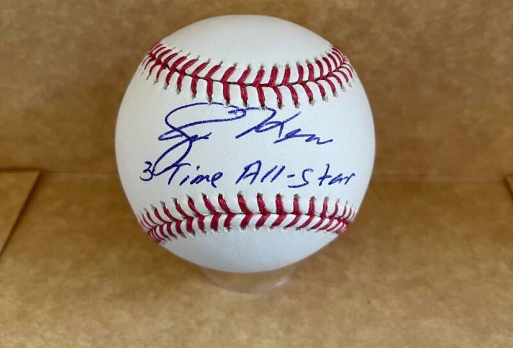 JIM KERN 3 TIME ALL STAR SIGNED AUTOGRAPHED M.L. BASEBALL BECKETT BC94271