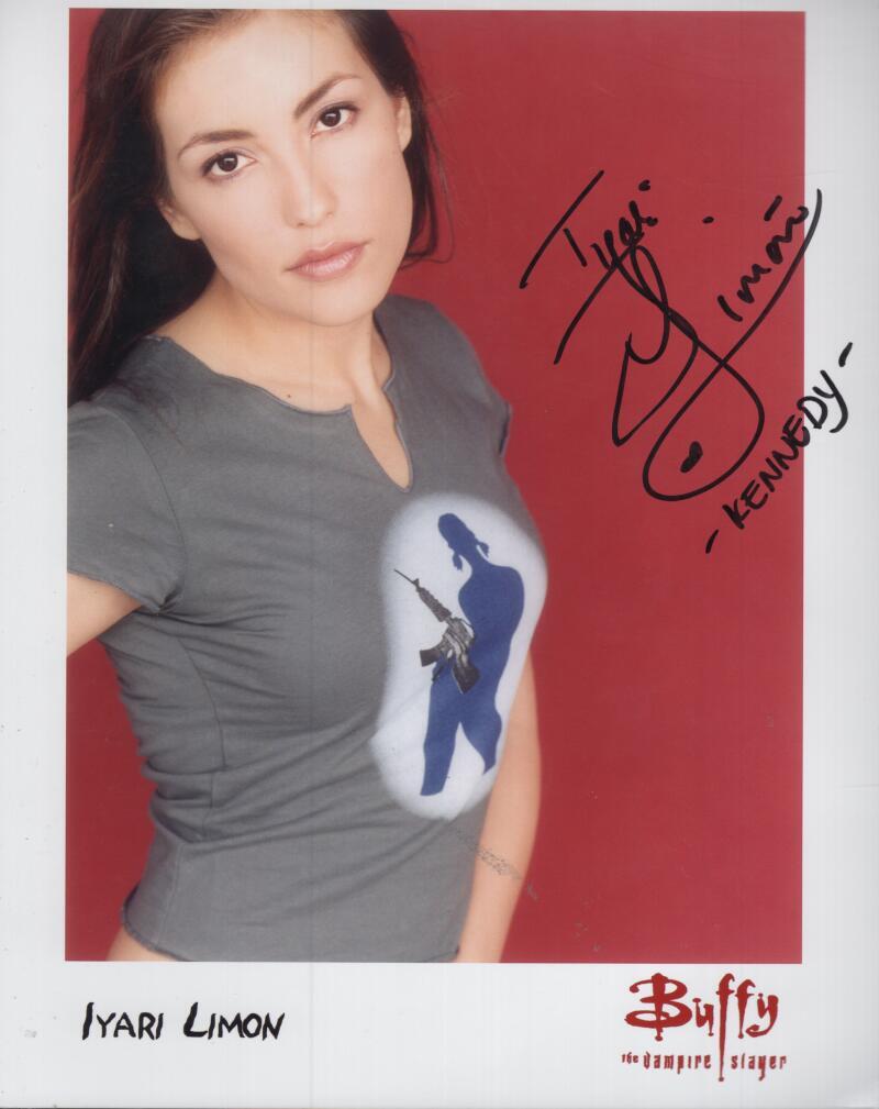 IYARI LIMON "KENNEDY" BUFFY  SIGNED AUTOGRAPHED 8X10 PHOTO W/ COA