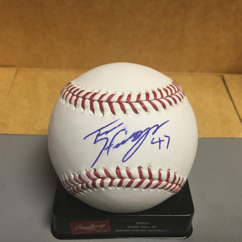 TREY HILGENBERGER MINNESOTA TWINS M.L. SIGNED BASEBALL W/COA